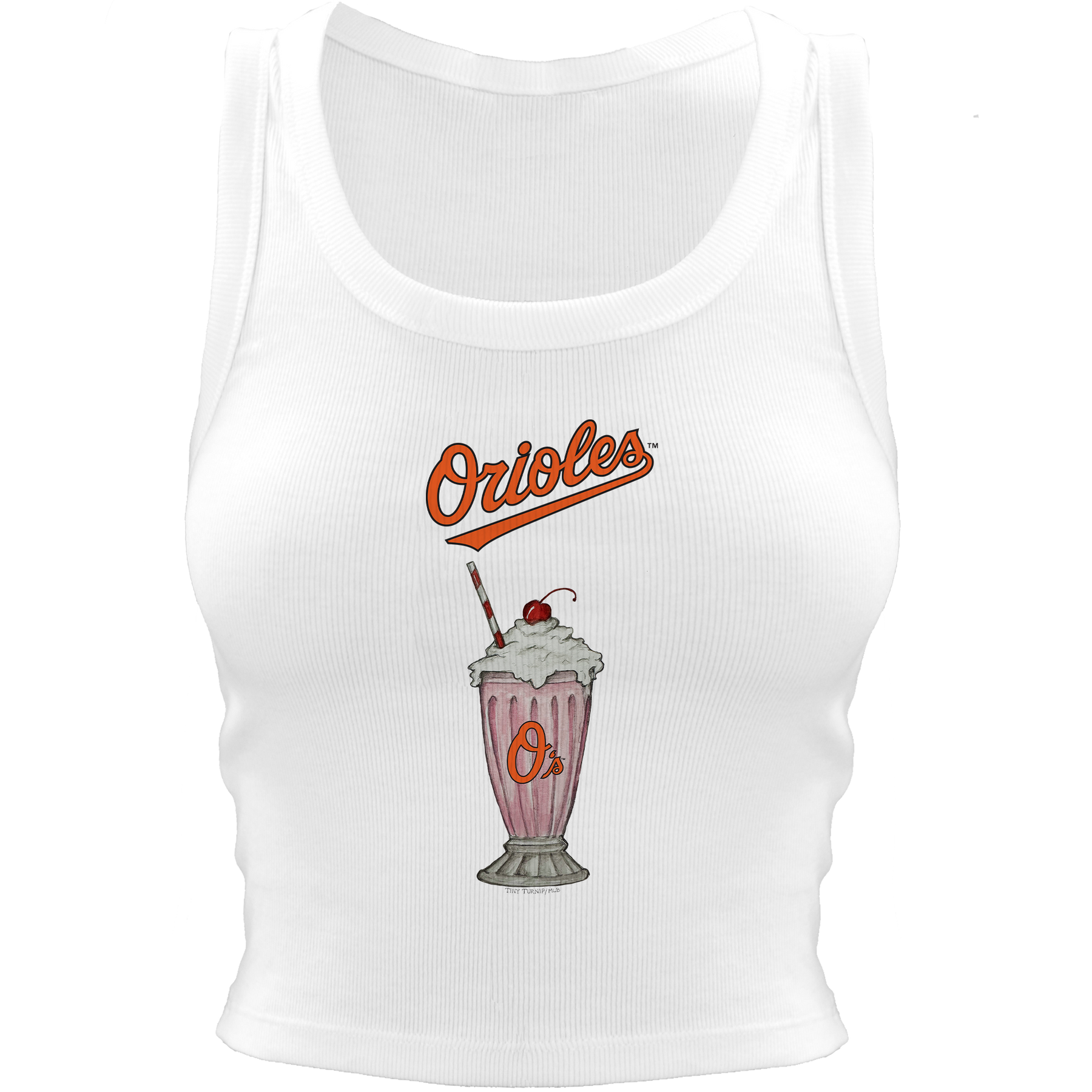 Baltimore Orioles Milkshake Crop Tank