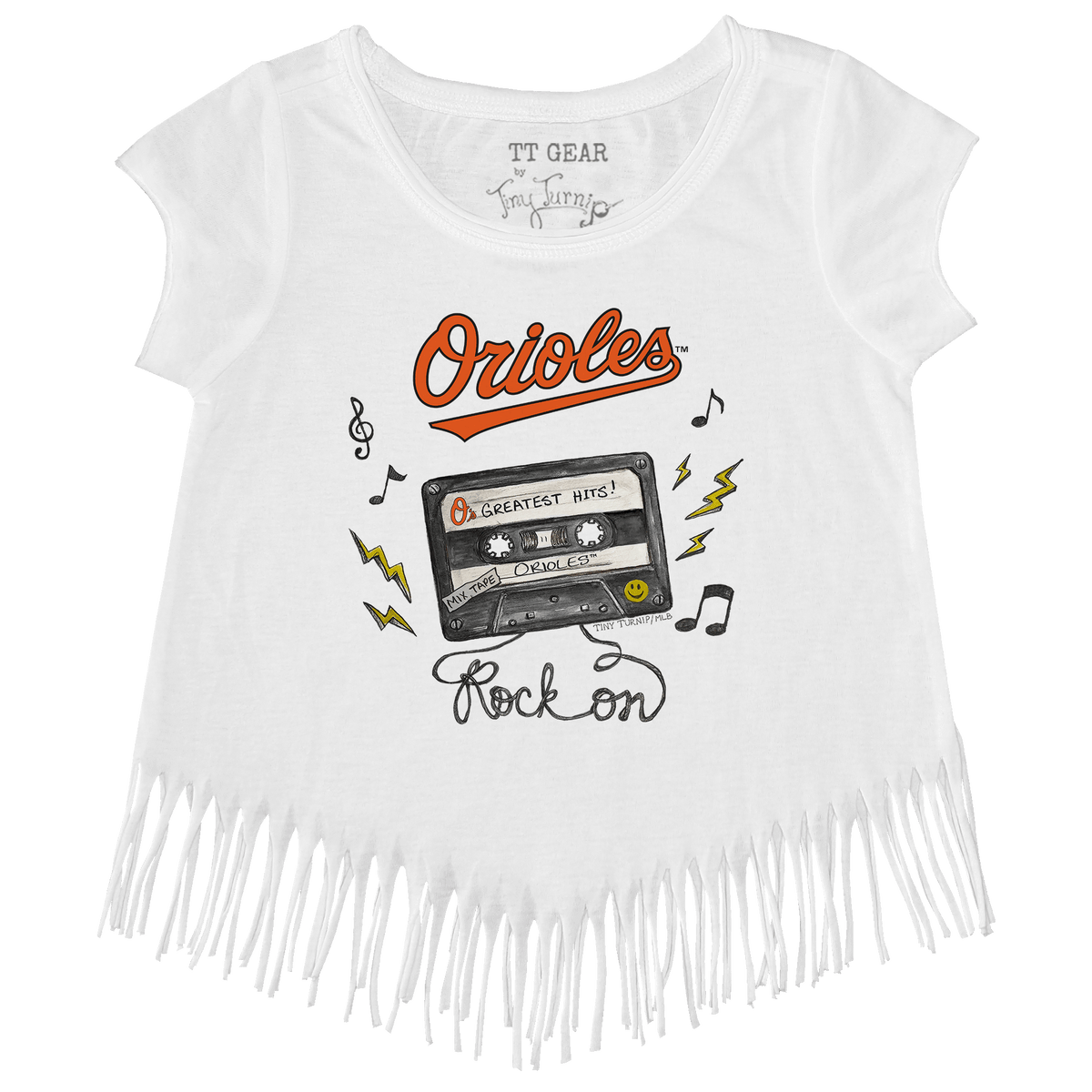 Baltimore Orioles Mixtape Fringe Tee - Tiny Turnip