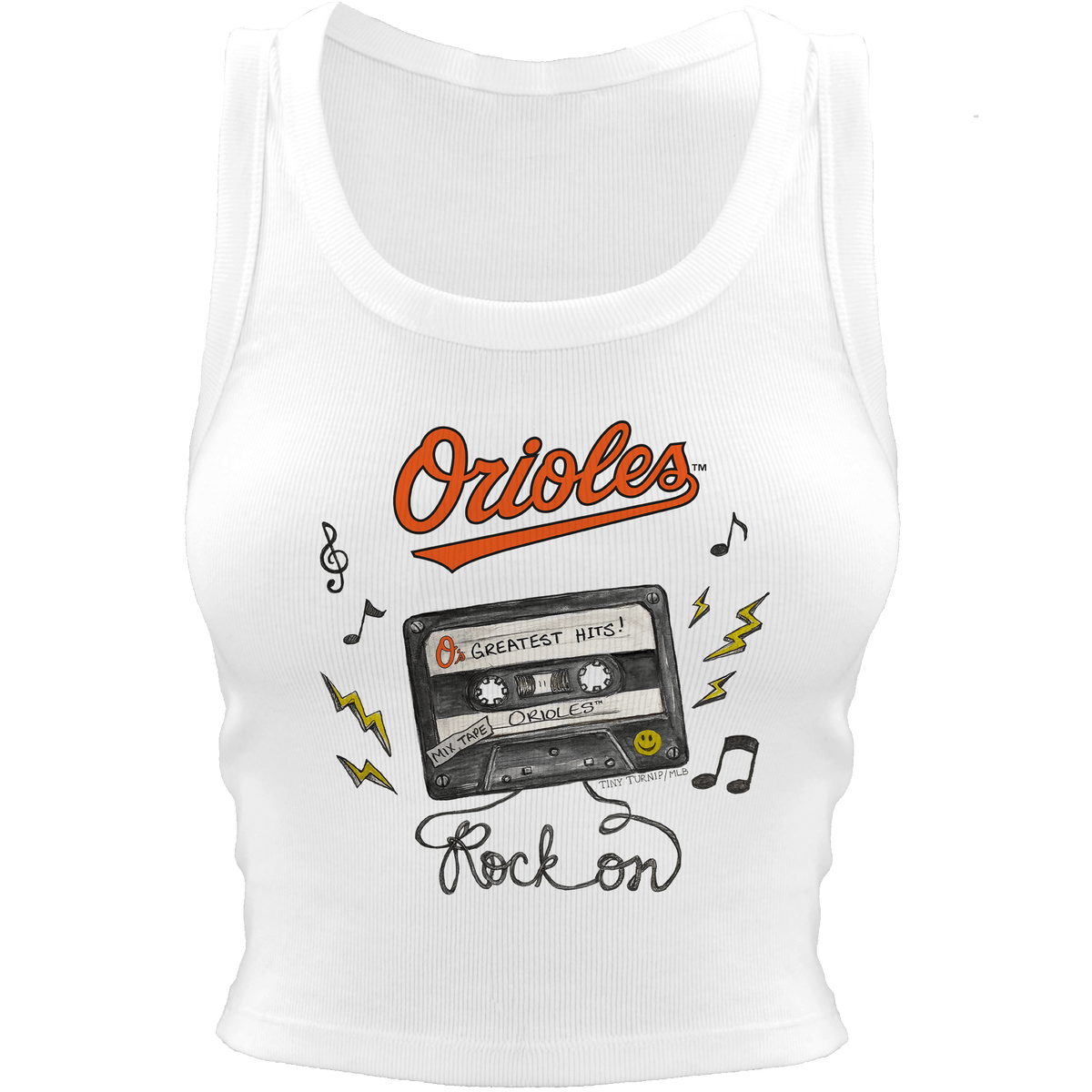 Baltimore Orioles Mixtape Crop Tank
