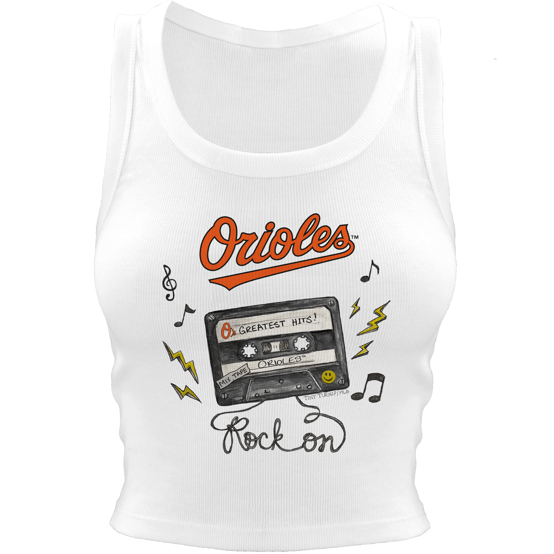 Baltimore Orioles Mixtape Crop Tank