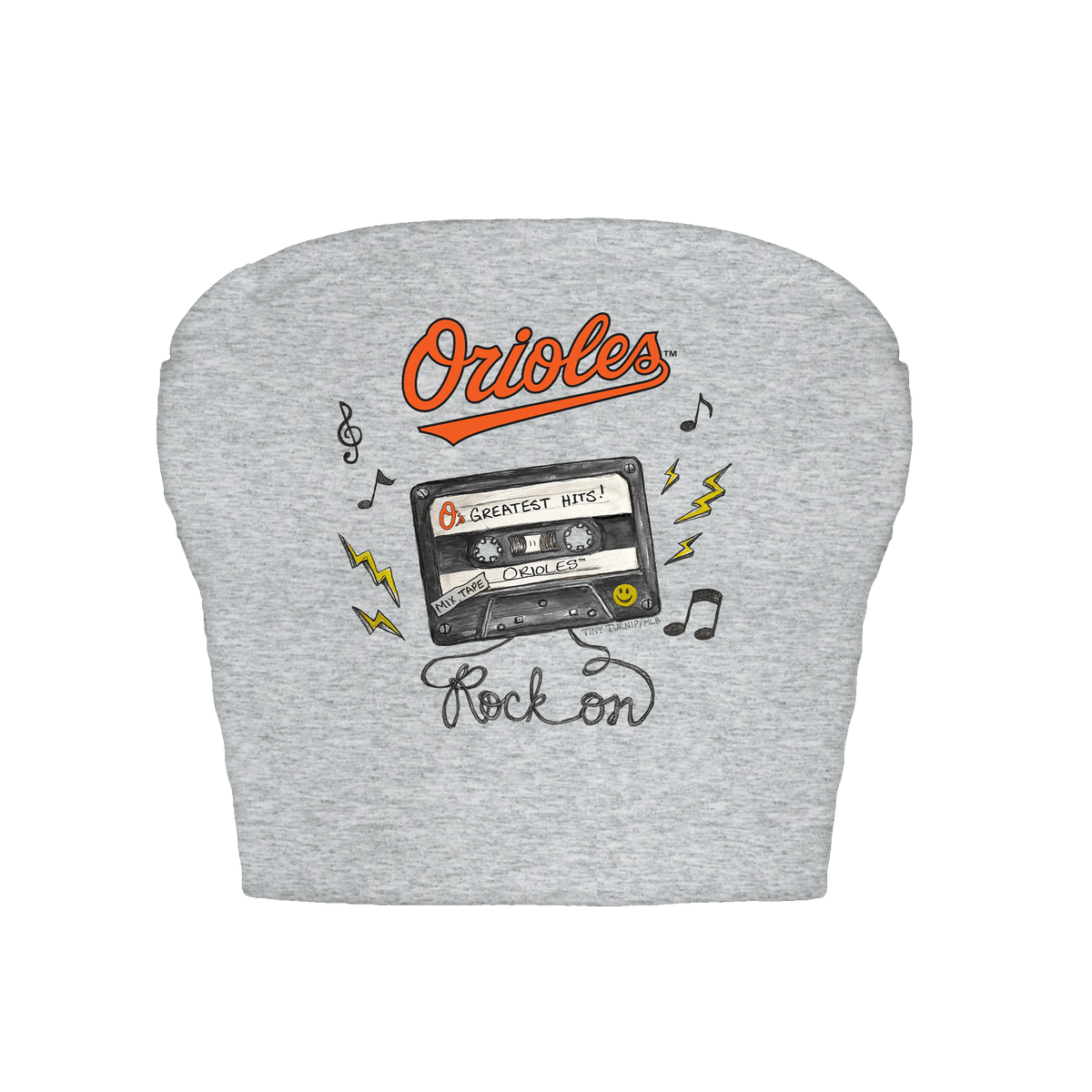 Baltimore Orioles Mixtape Crop Tube Top