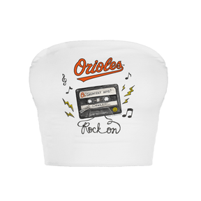 Baltimore Orioles Mixtape Crop Tube Top