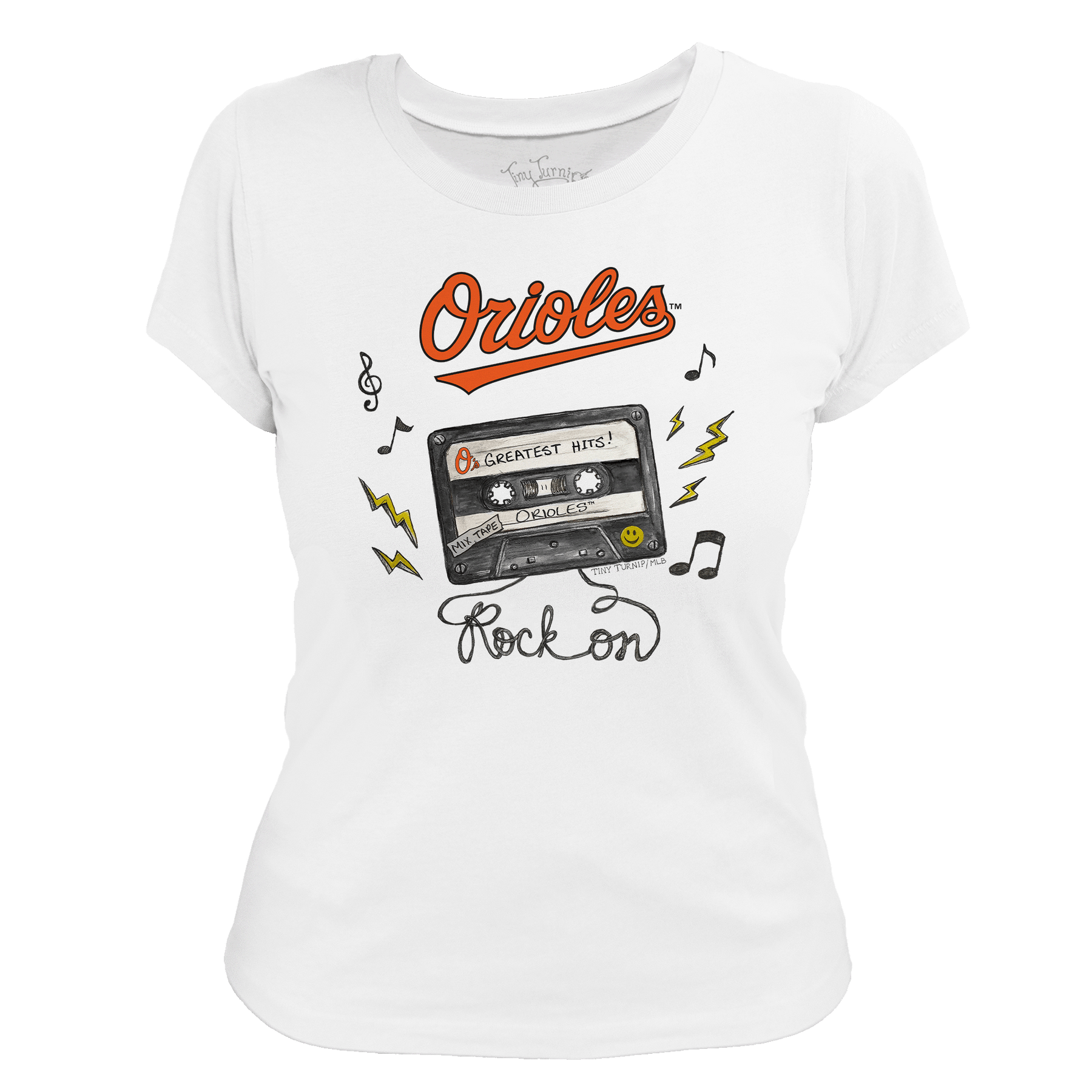 Baltimore Orioles Mixtape Women's Tee Shirt