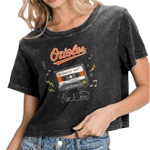 Baltimore Orioles Mixtape Vintage Crop Tee