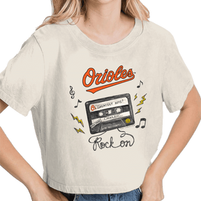 Baltimore Orioles Mixtape Vintage Crop Tee