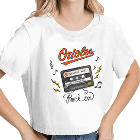 Baltimore Orioles Mixtape Vintage Crop Tee