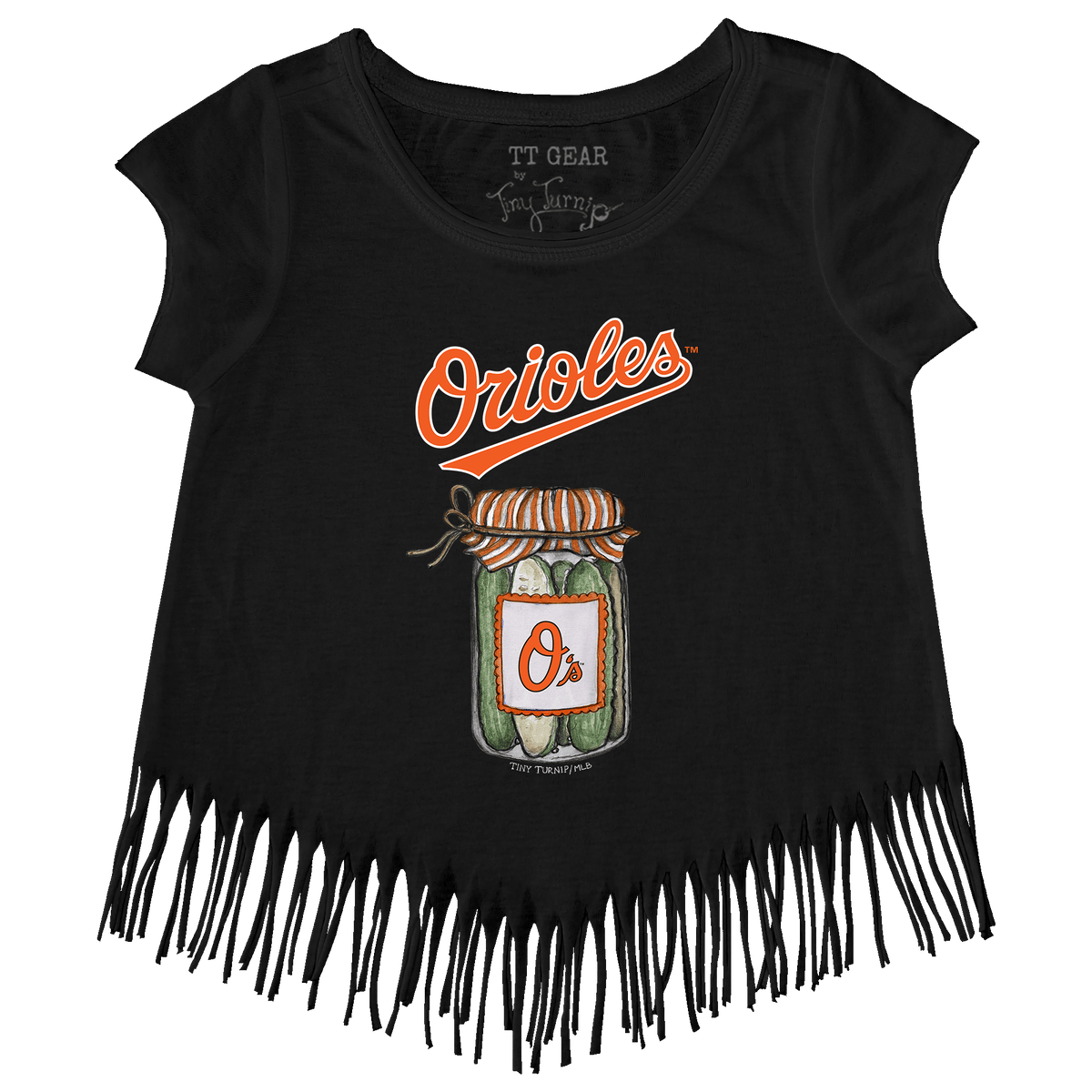 Baltimore Orioles Pickle Jar Fringe Tee
