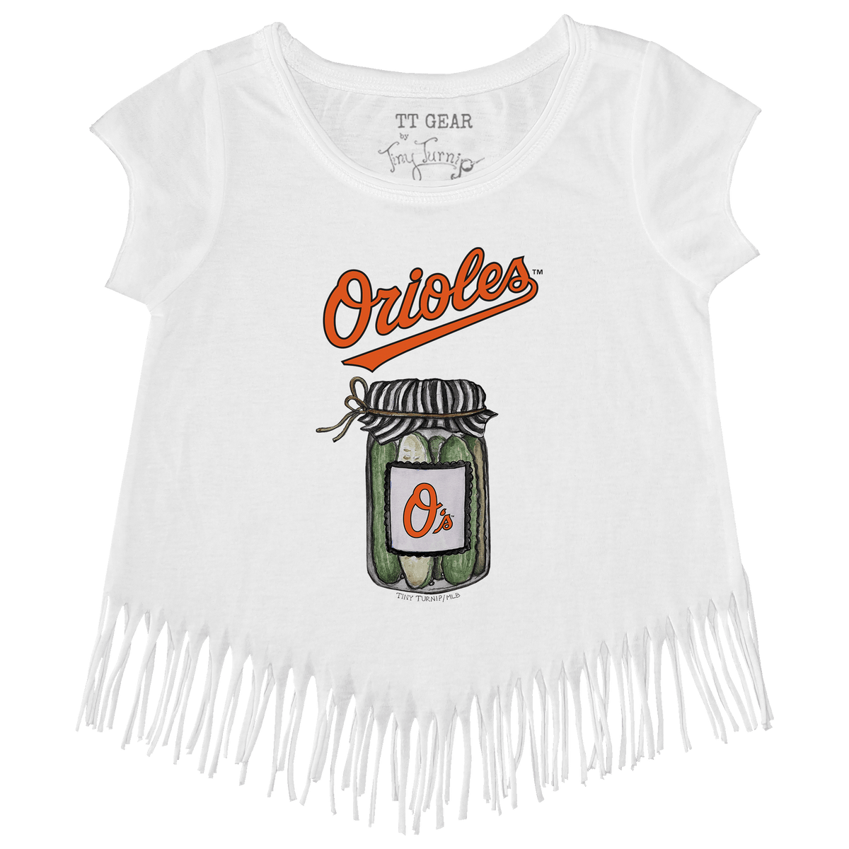 Baltimore Orioles Pickle Jar Fringe Tee