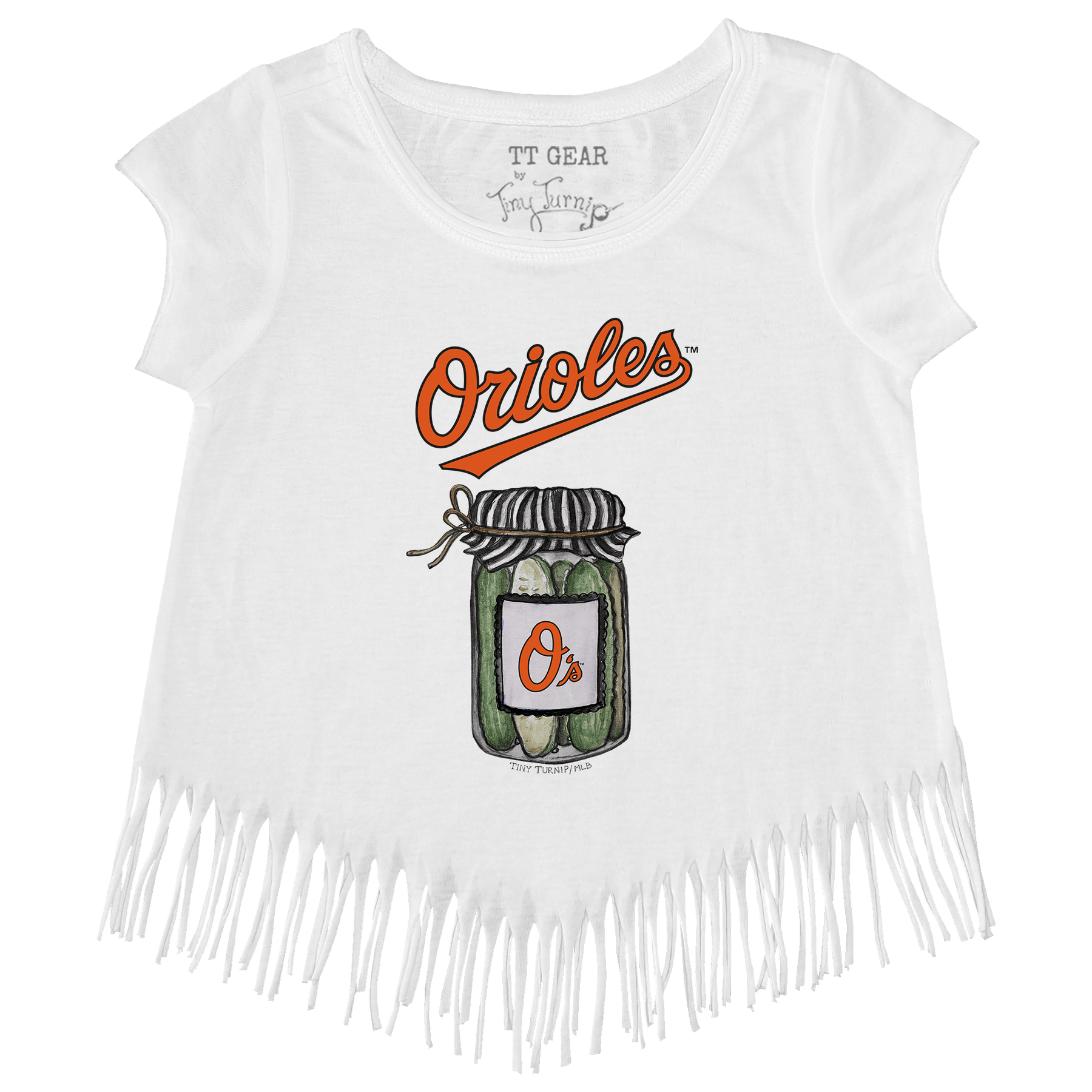 Baltimore Orioles Pickle Jar Fringe Tee