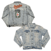 Baltimore Orioles Pickle Jar Boyfriend Denim Jacket