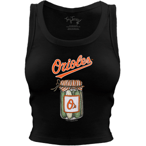 Baltimore Orioles Pickle Jar Crop Tank