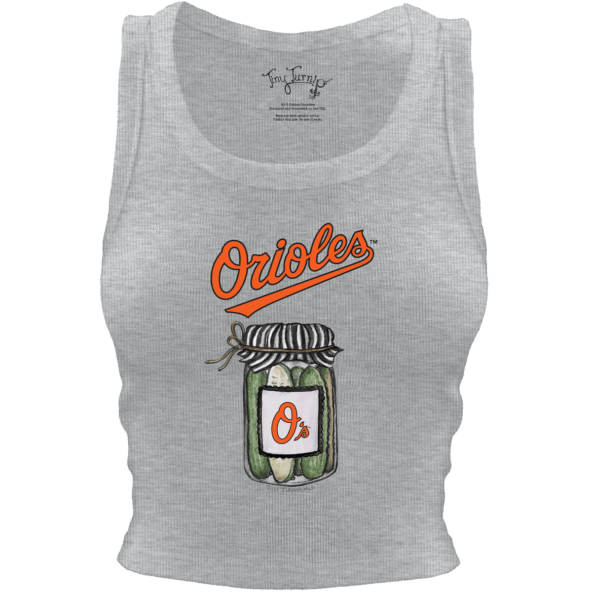 Baltimore Orioles Pickle Jar Crop Tank