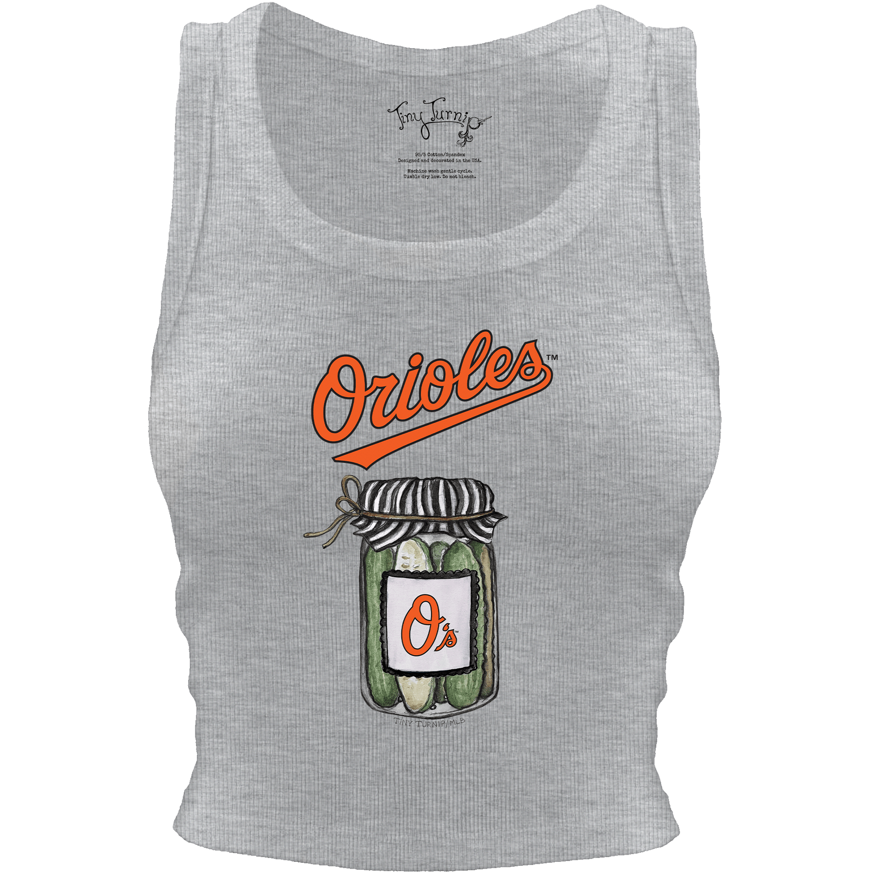 Baltimore Orioles Pickle Jar Crop Tank