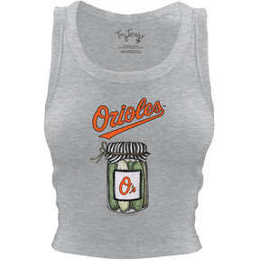 Baltimore Orioles Pickle Jar Crop Tank