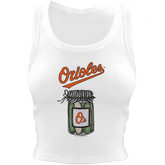 Baltimore Orioles Pickle Jar Crop Tank