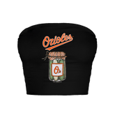 Baltimore Orioles Pickle Jar Crop Tube Top