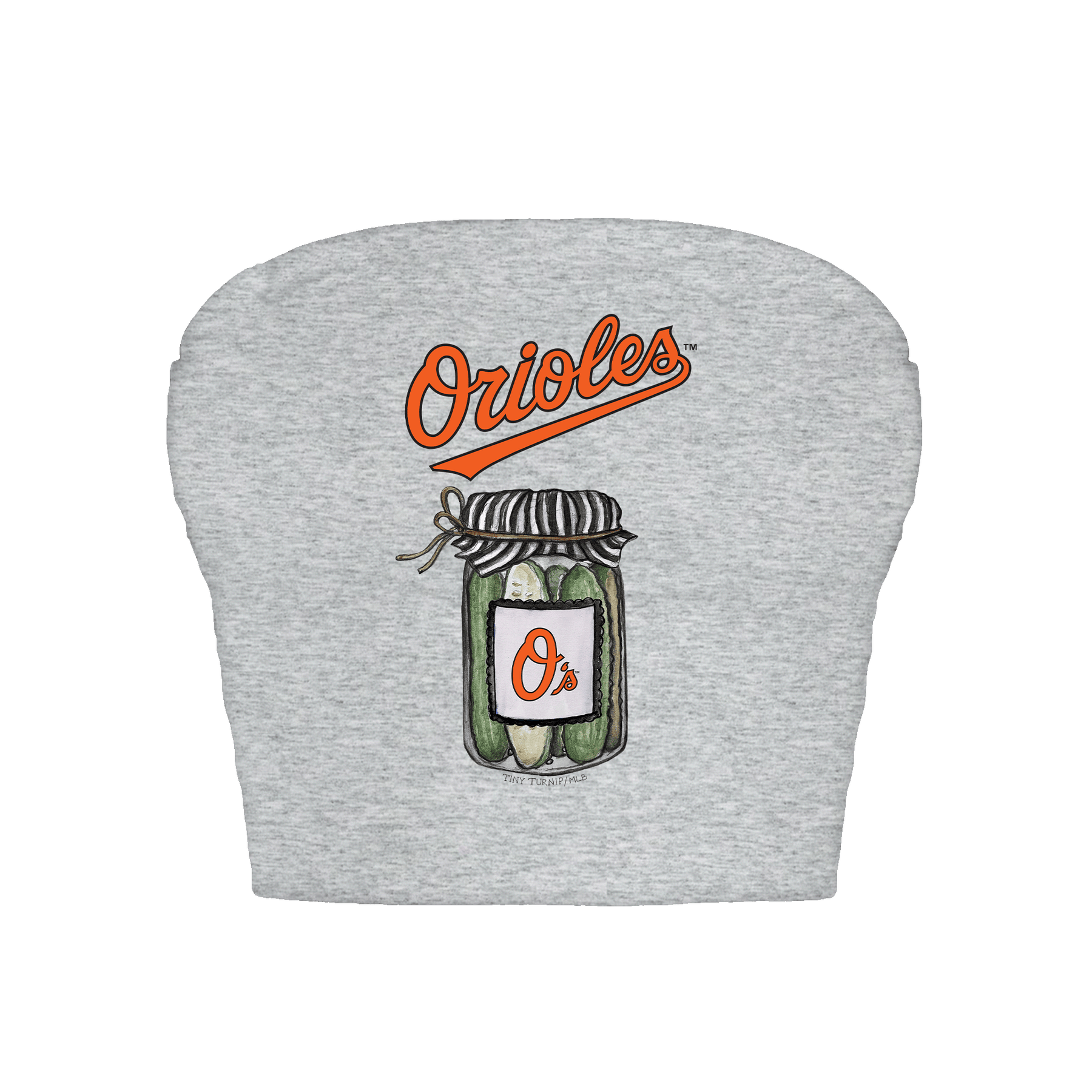 Baltimore Orioles Pickle Jar Crop Tube Top