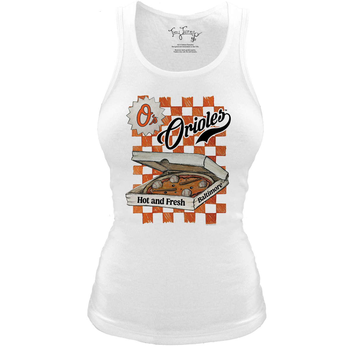 Baltimore Orioles Pizza Classic Tank
