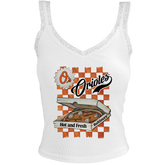 Baltimore Orioles Pizza Lace Tank