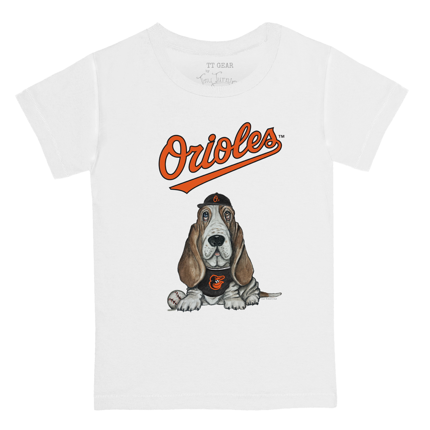 Baltimore Orioles Puddy Kid's Tee Shirt - Tiny Turnip