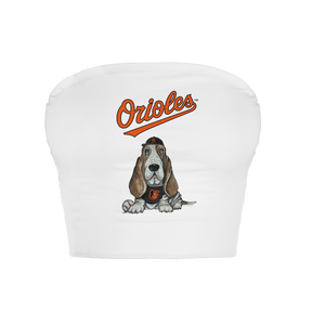 Baltimore Orioles Puddy Crop Tube Top