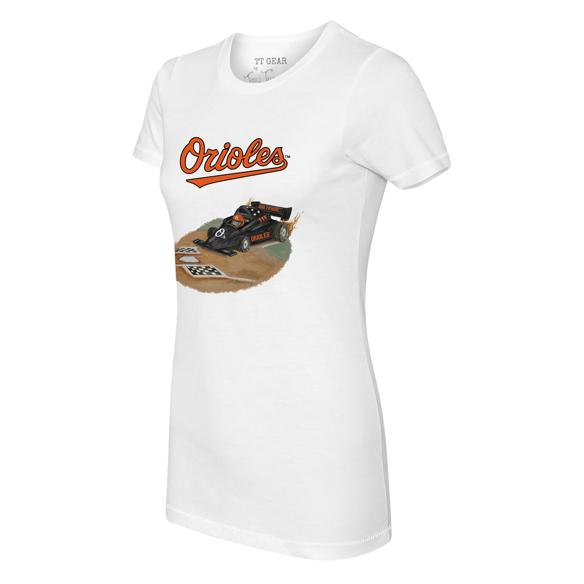 Baltimore Orioles Race Car Tee Shirt