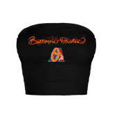 Baltimore Orioles Logo Script Crop Tube Top