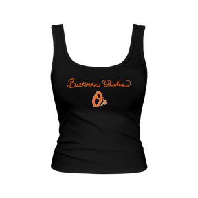 Baltimore Orioles Logo Script Emmy Tank