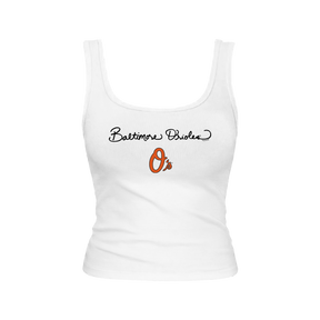 Baltimore Orioles Logo Script Emmy Tank