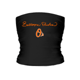 Baltimore Orioles Logo Script Tube Top - Tiny Turnip