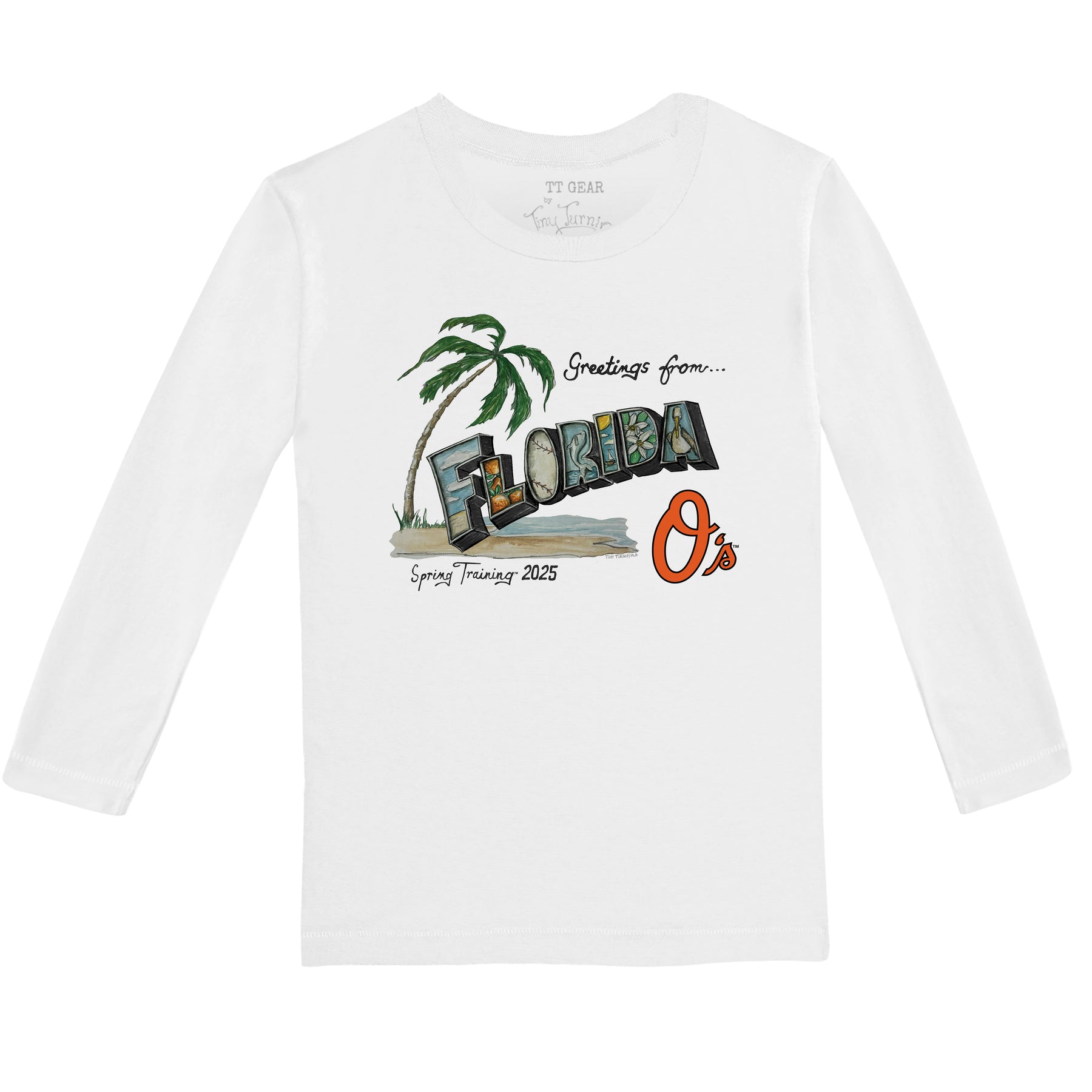 Baltimore Orioles Spring Training 2025 Long-Sleeve Tee Shirt