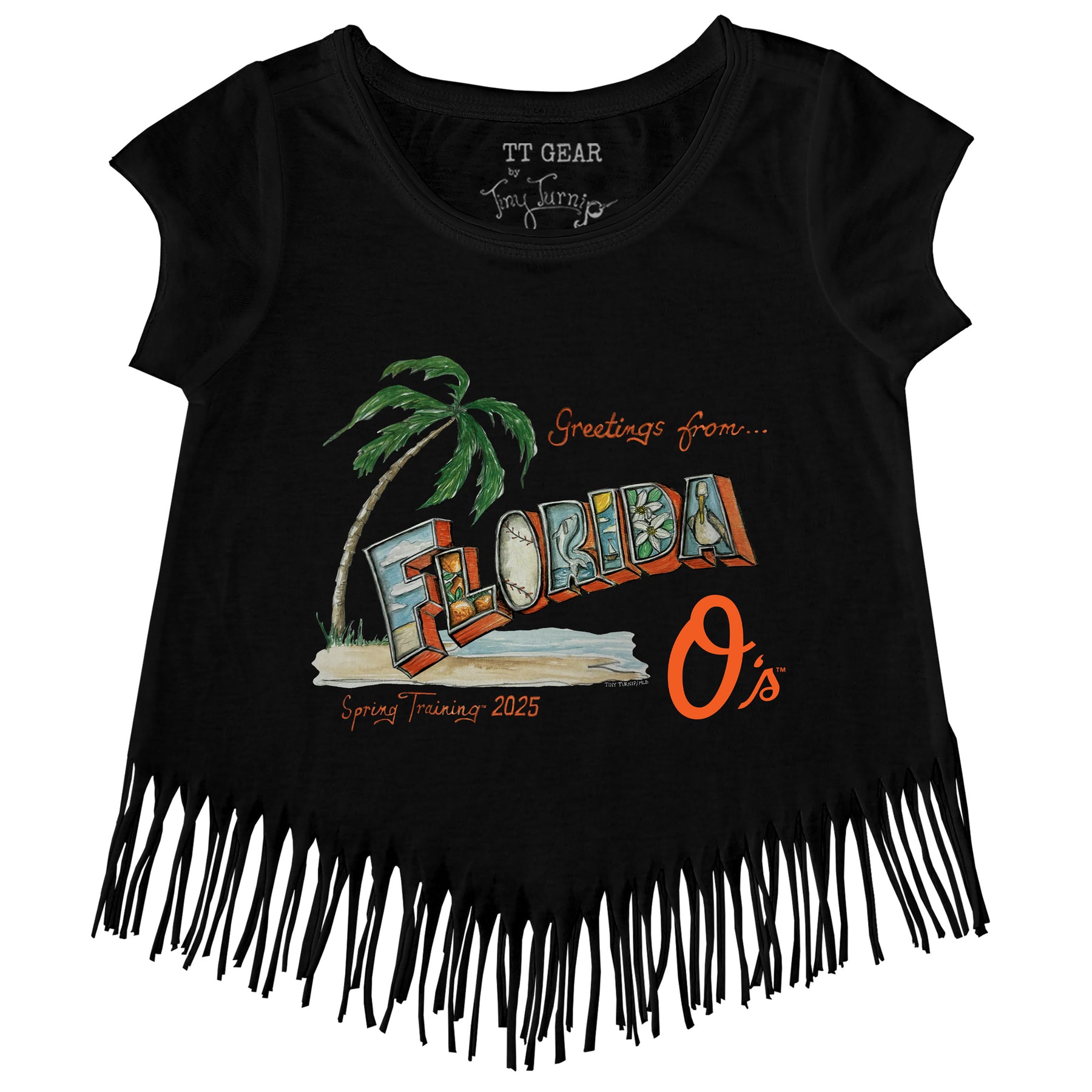 Baltimore Orioles Spring Training 2025 Fringe Tee