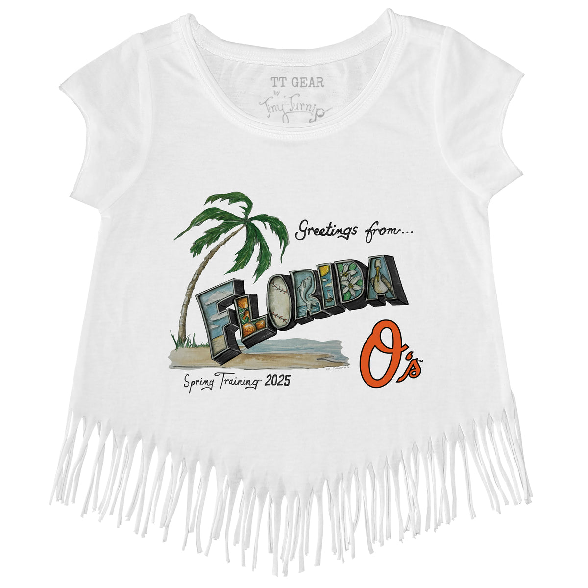 Baltimore Orioles Spring Training 2025 Fringe Tee