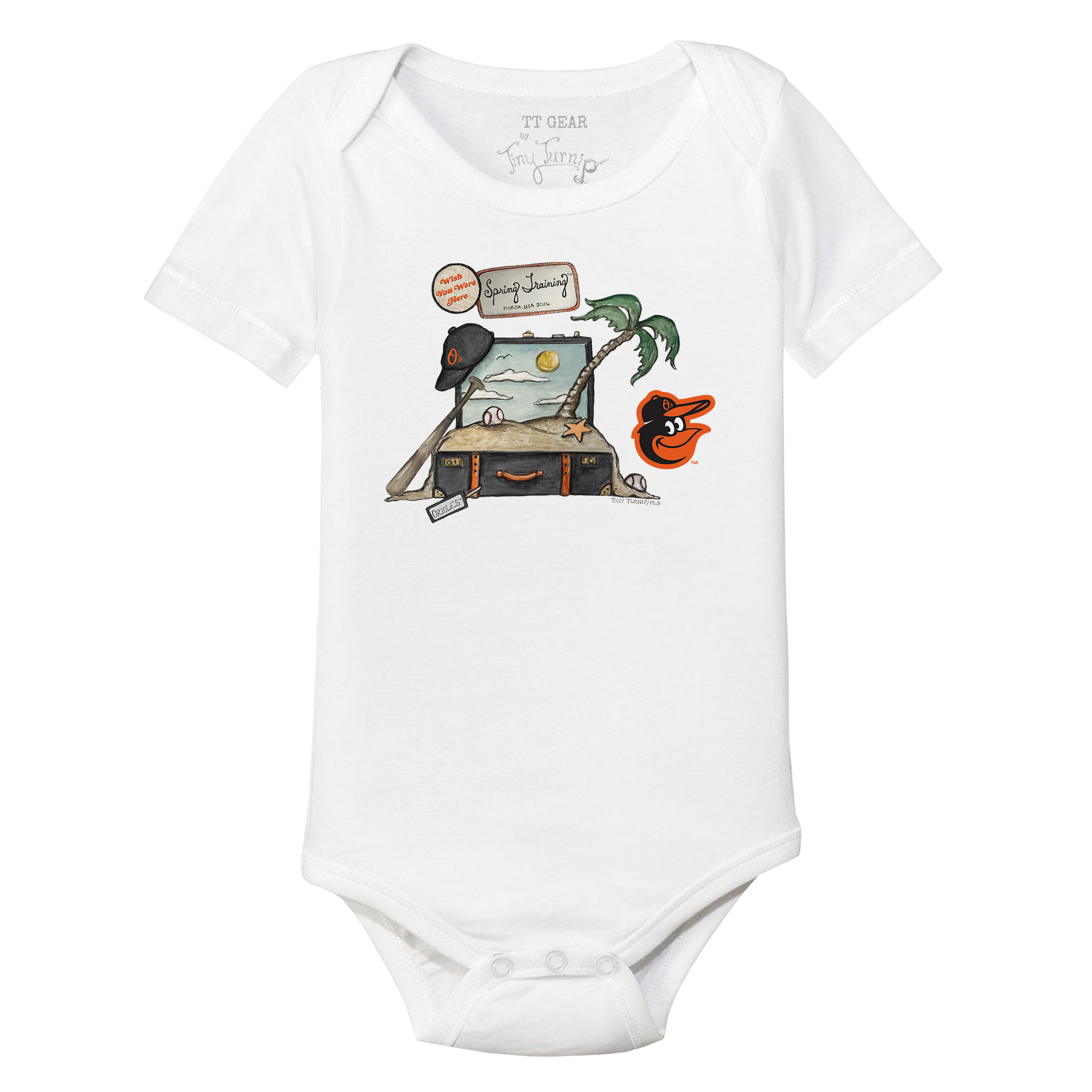 Baltimore Orioles Spring Training 2026 Short Sleeve Snapper - Tiny Turnip