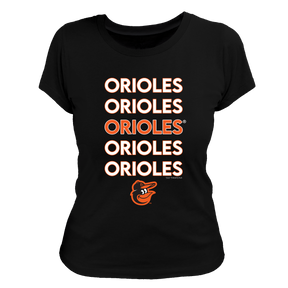 Baltimore Orioles Stacked Tee Shirt - Tiny Turnip