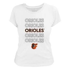 Baltimore Orioles Stacked Tee Shirt - Tiny Turnip