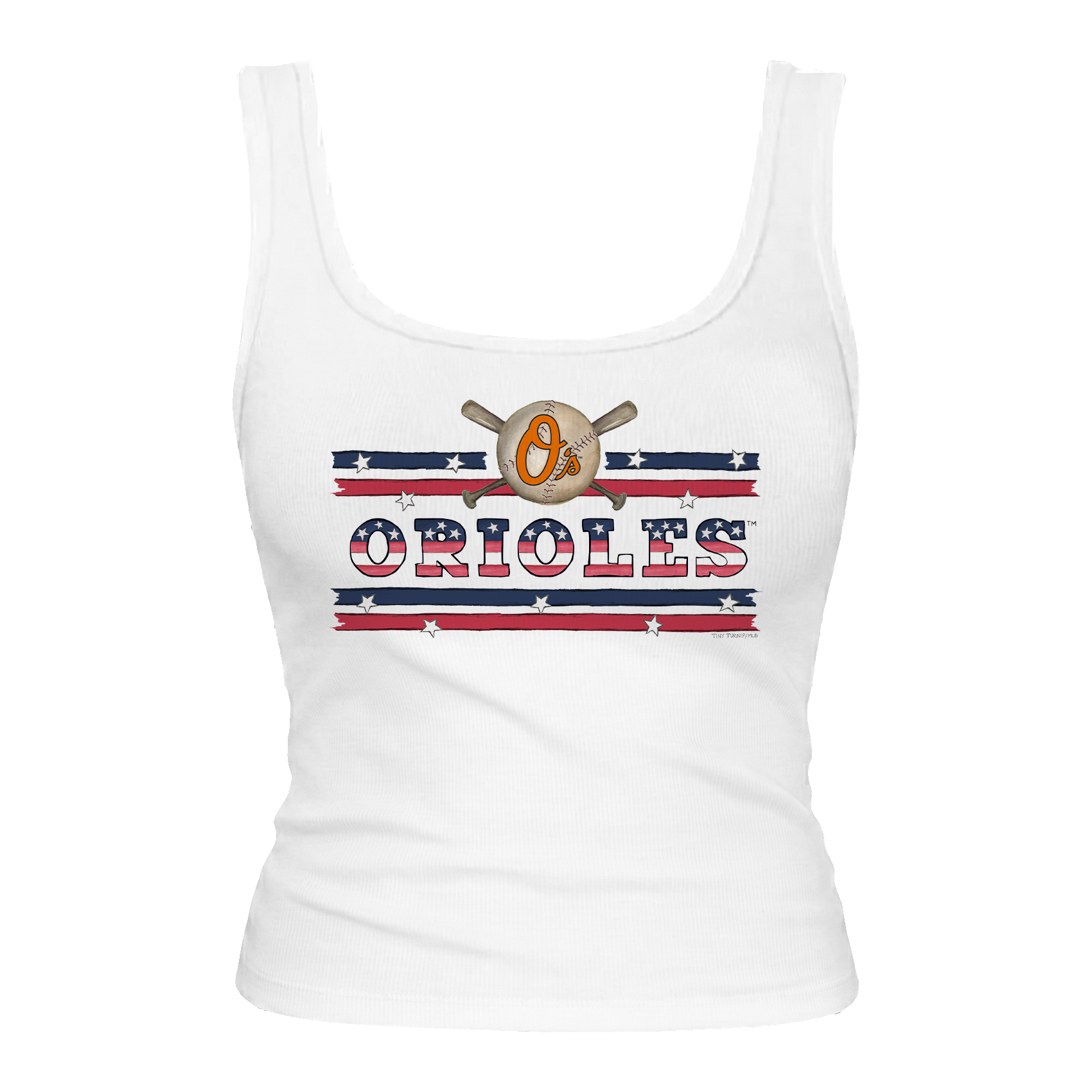 Baltimore Orioles Stars and Stripes Emmy Tank