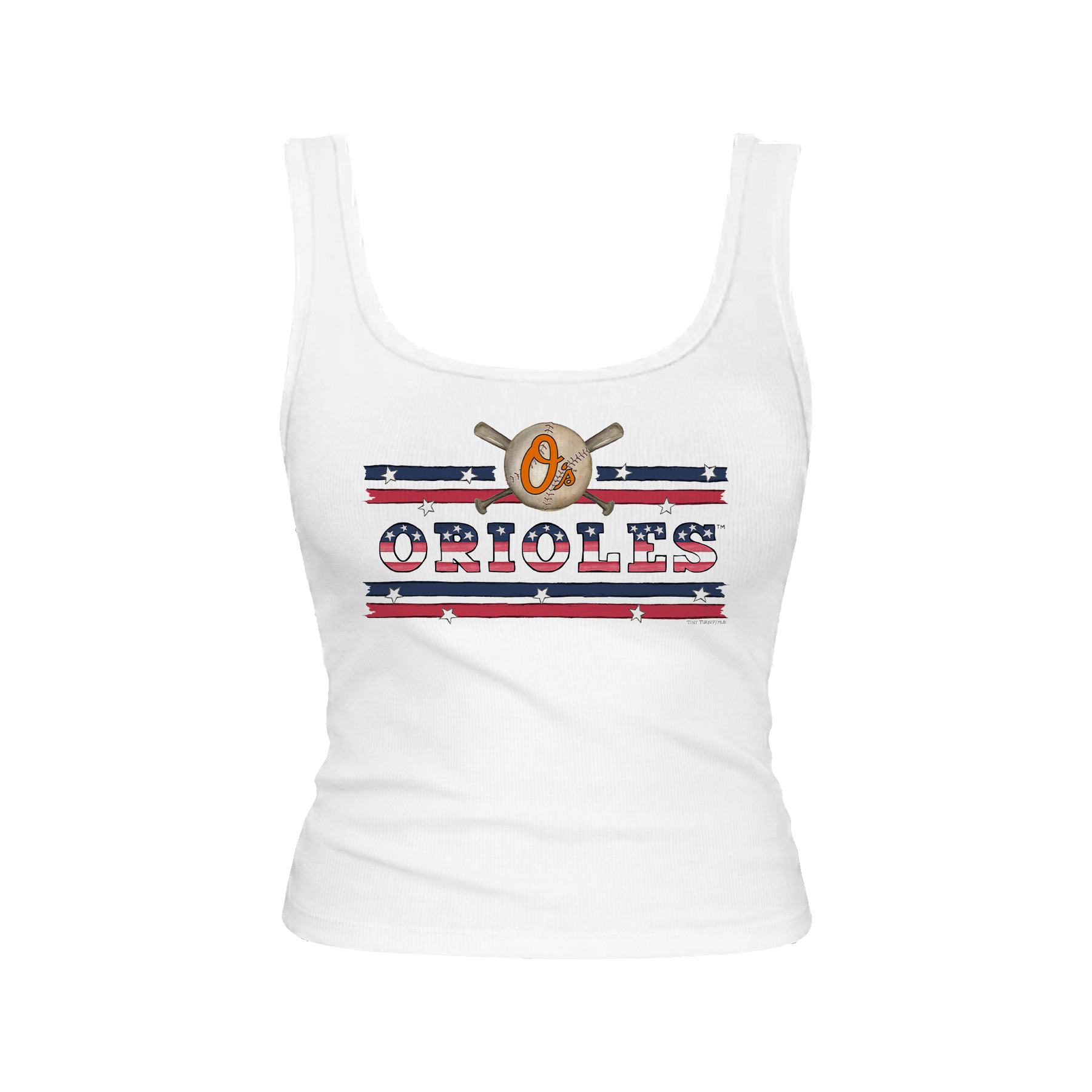 Baltimore Orioles Stars and Stripes Emmy Tank