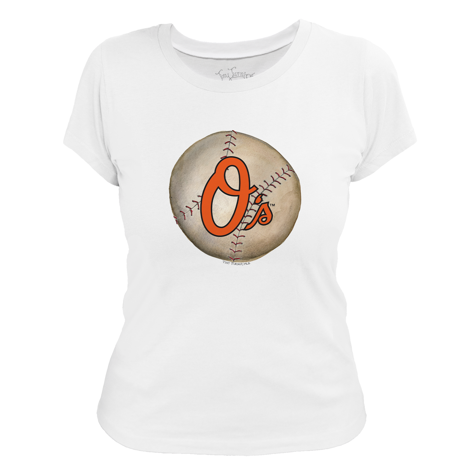 Baltimore Orioles Stitched Baseball Tee Shirt - Tiny Turnip