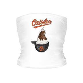 Baltimore Orioles Sundae Helmet Tube Top - Tiny Turnip