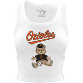 Baltimore Orioles Teddy Crop Tank