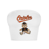 Baltimore Orioles Teddy Crop Tube Top