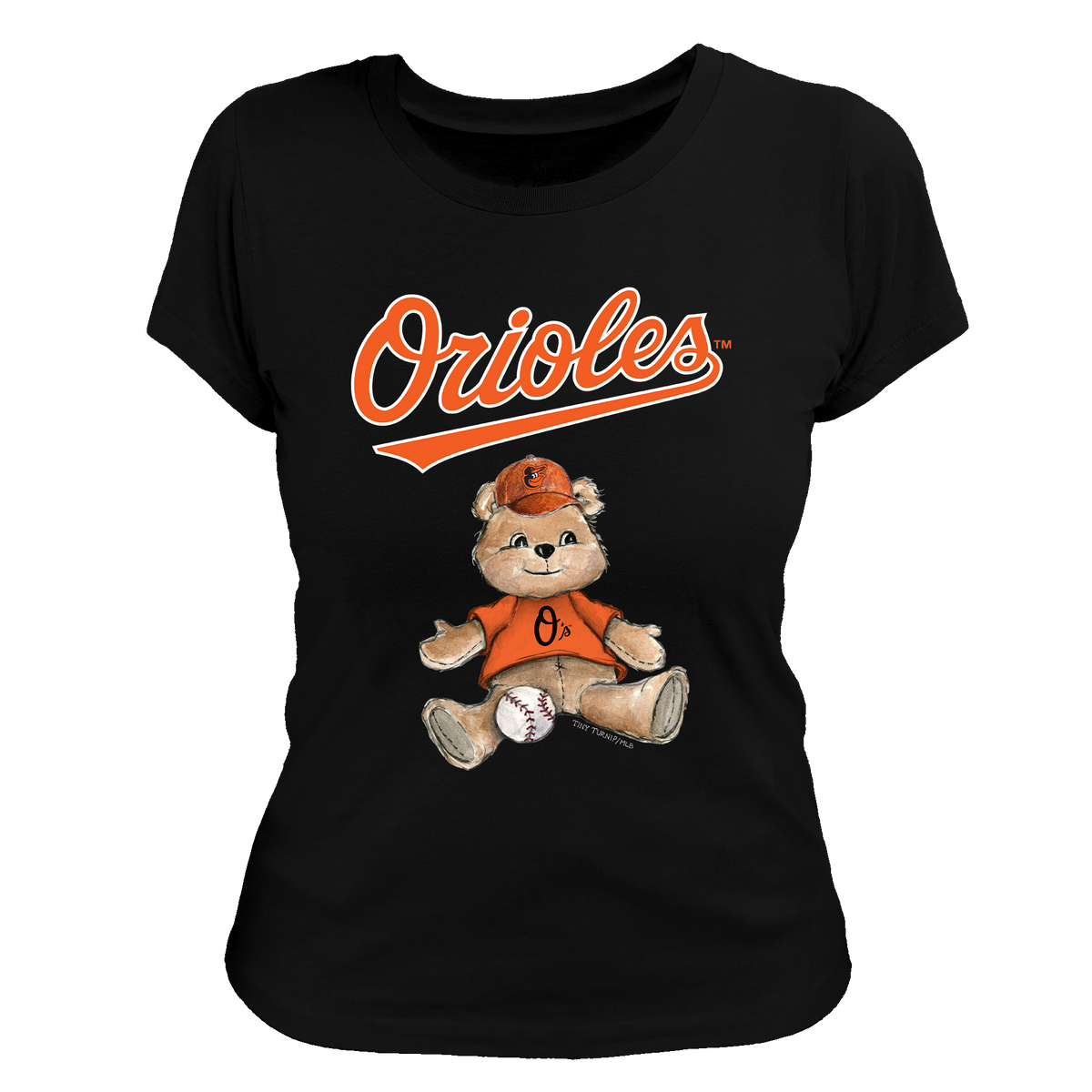 Baltimore Orioles Boy Teddy Women's Tee Shirt