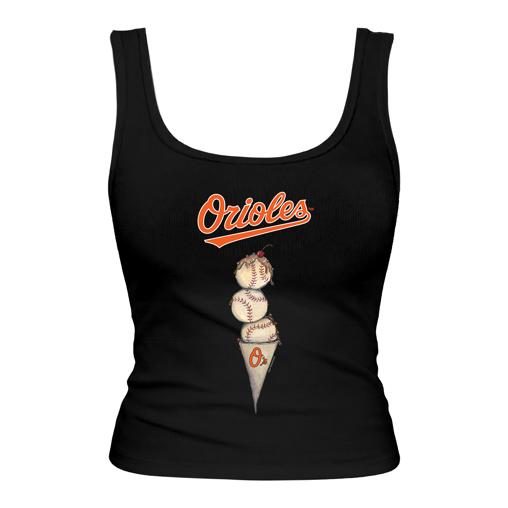 Baltimore Orioles Triple Scoop Emmy Tank
