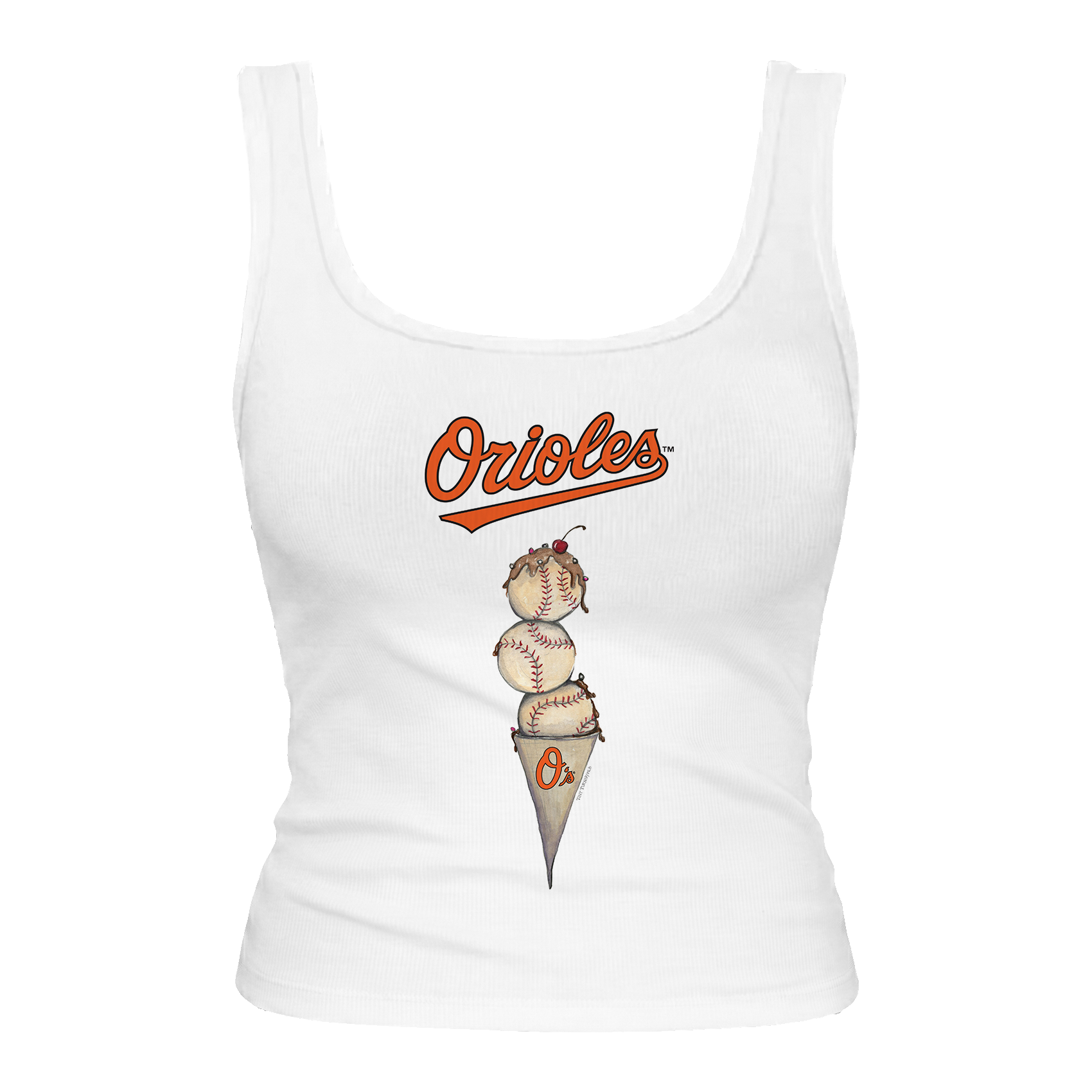 Baltimore Orioles Triple Scoop Emmy Tank