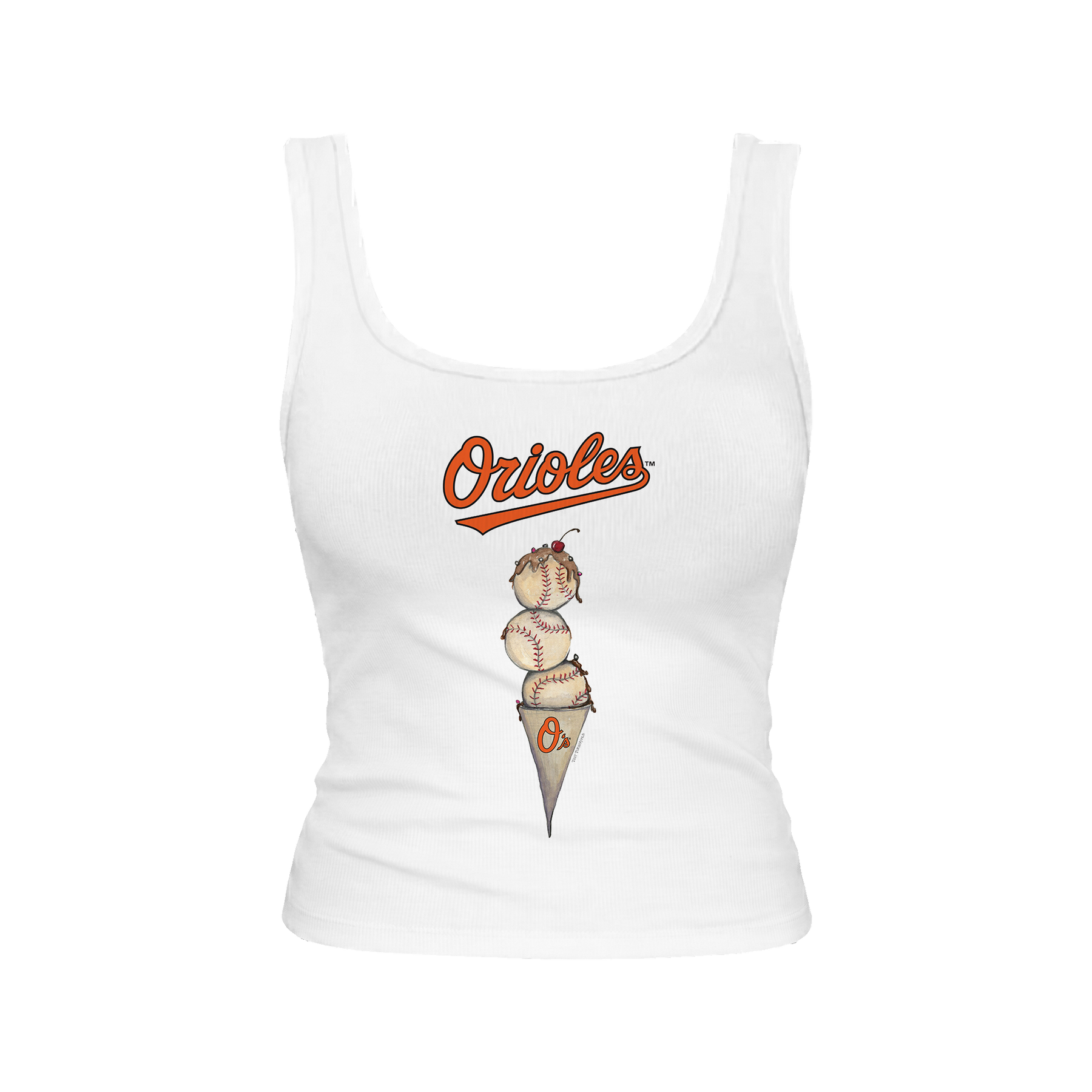 Baltimore Orioles Triple Scoop Emmy Tank