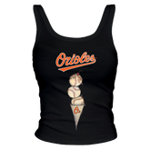 Baltimore Orioles Triple Scoop Ribbed Tank