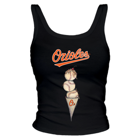 Baltimore Orioles Triple Scoop Ribbed Tank