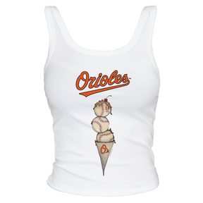 Baltimore Orioles Triple Scoop Ribbed Tank