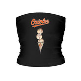 Baltimore Orioles Triple Scoop Tube Top - Tiny Turnip